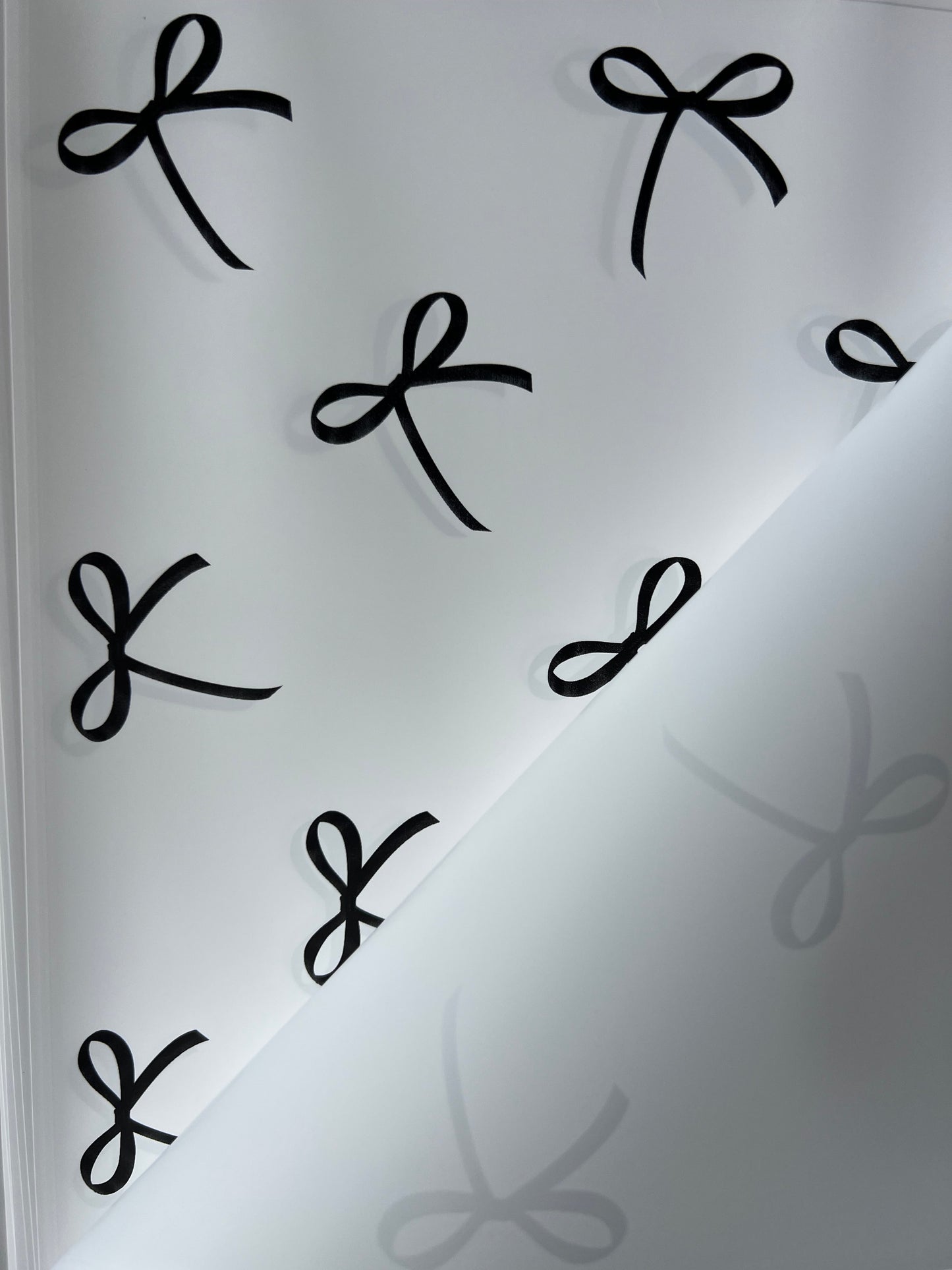 Bows Floral Wrapping Paper