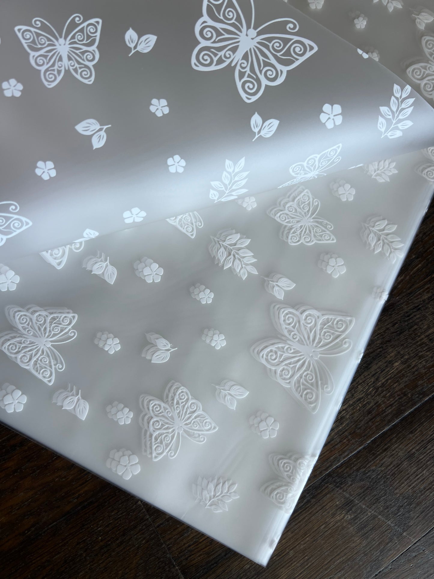 Butterfly Floral Wrapping Paper