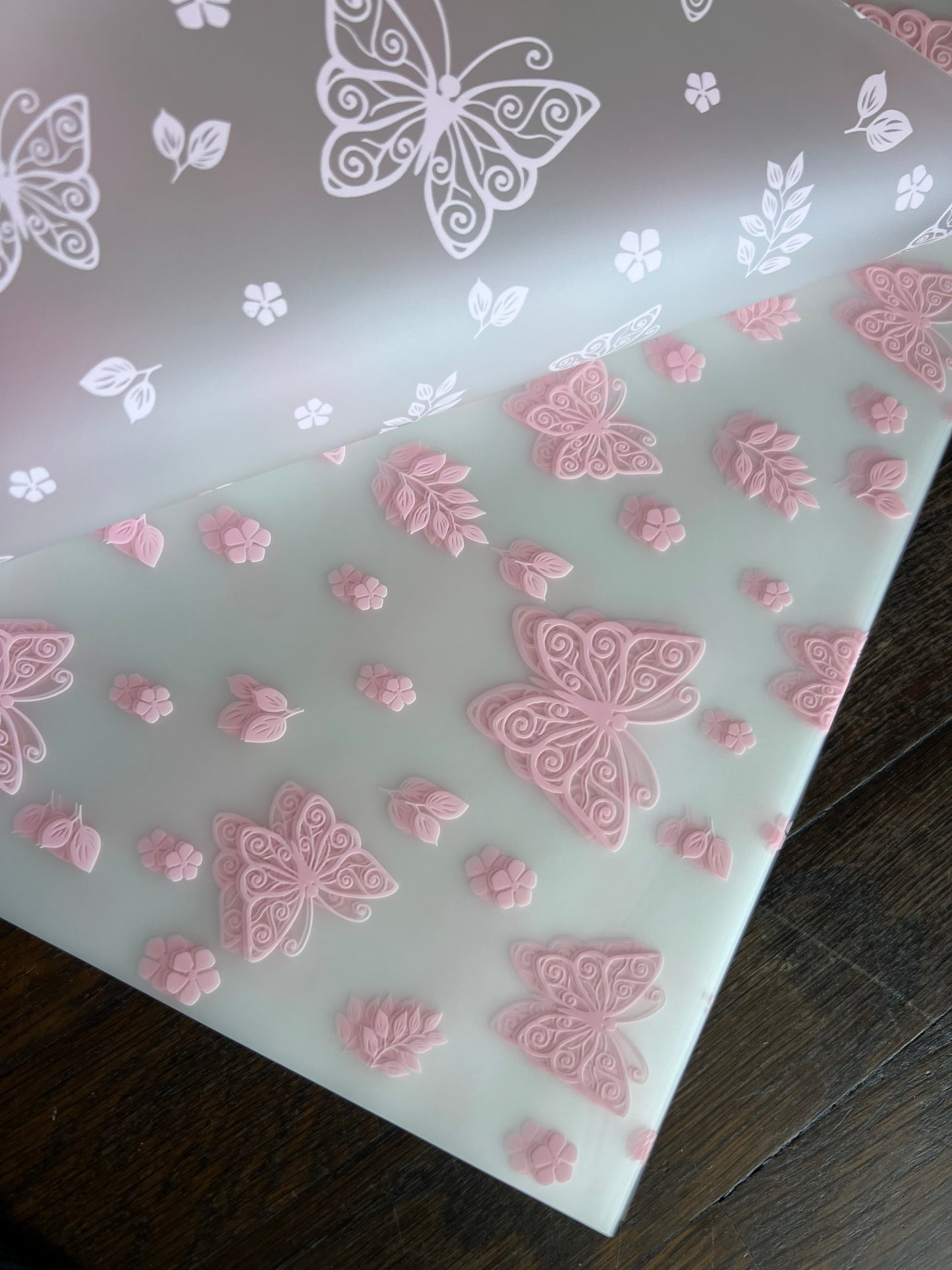 Butterfly Floral Wrapping Paper
