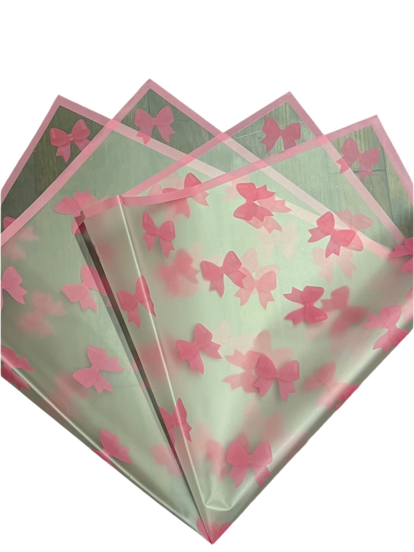 Large Bows Floral Wrapping Paper