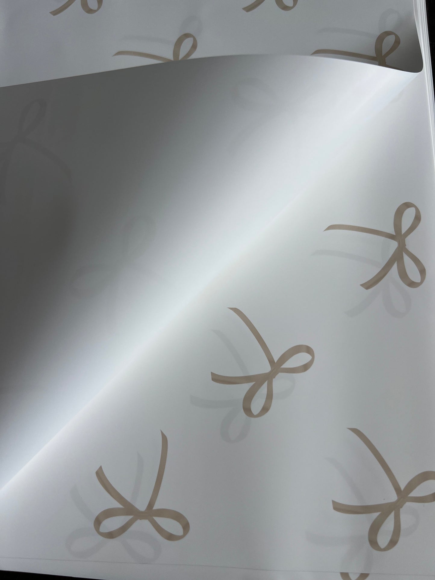 Bows Floral Wrapping Paper