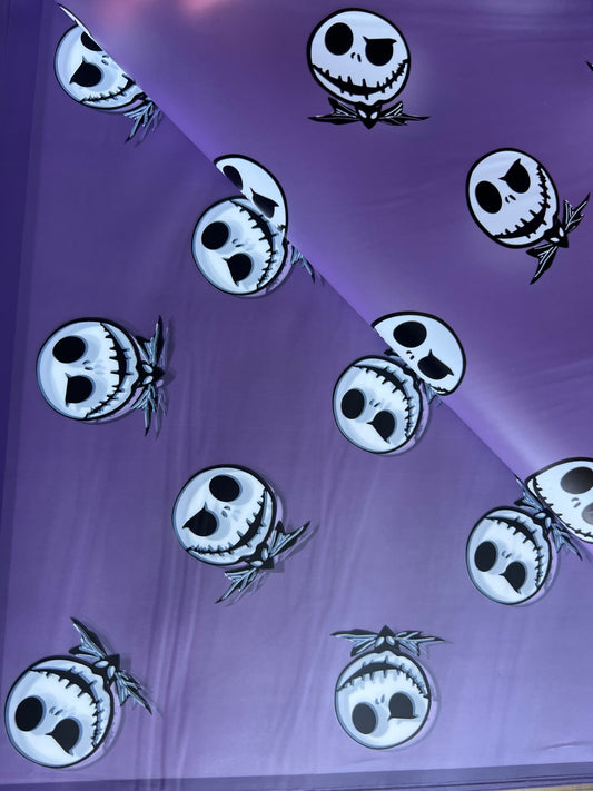 Jack Skellington Floral Wrapping Paper