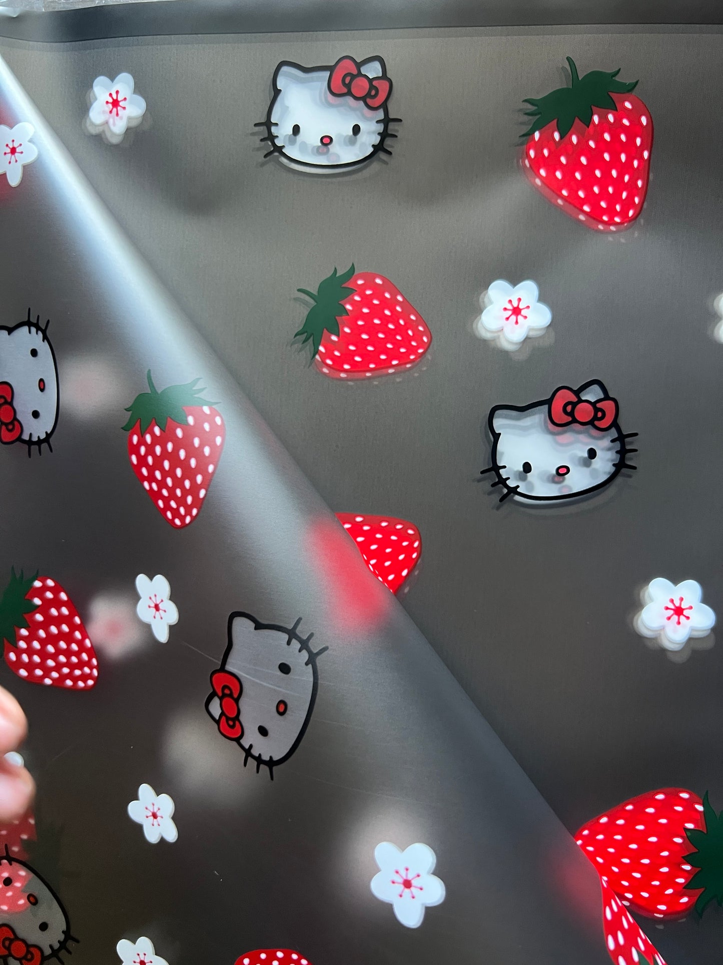 Hello Kitty Strawberry Floral Paper