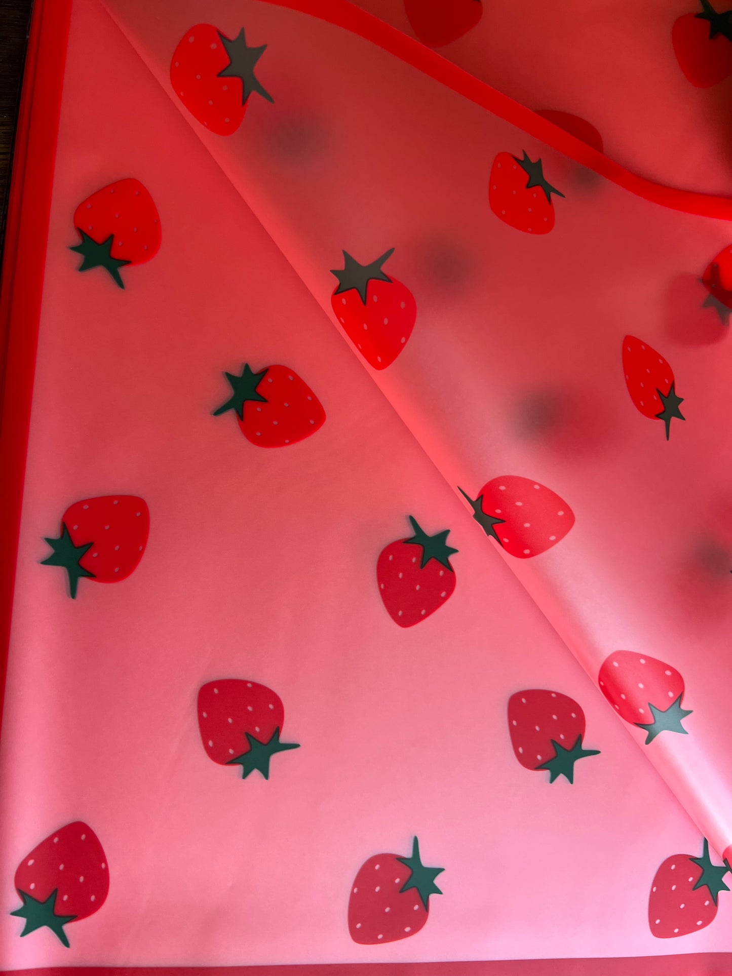 Strawberry Floral Paper