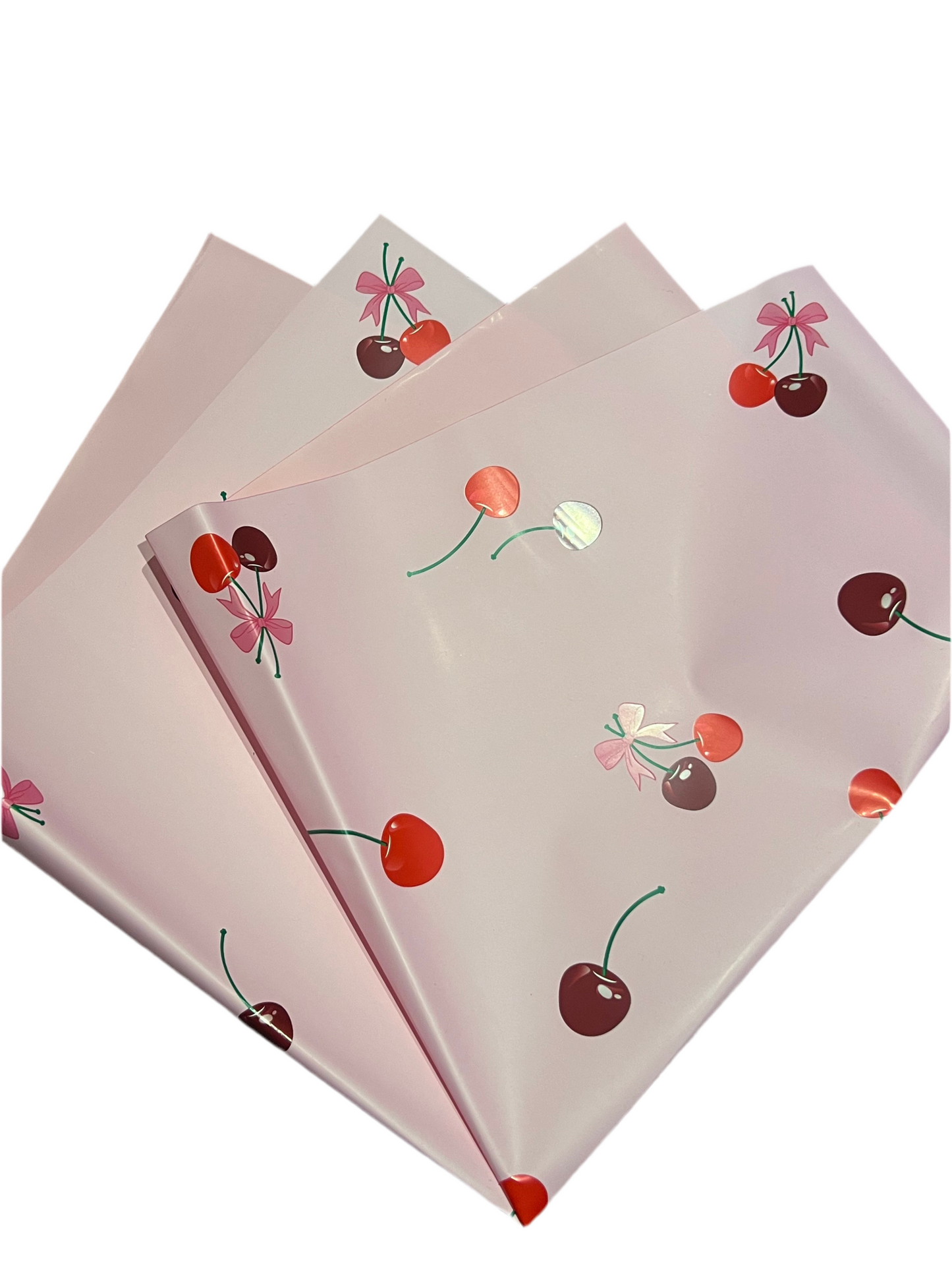 Cherry’s Floral Wrapping Paper Pink