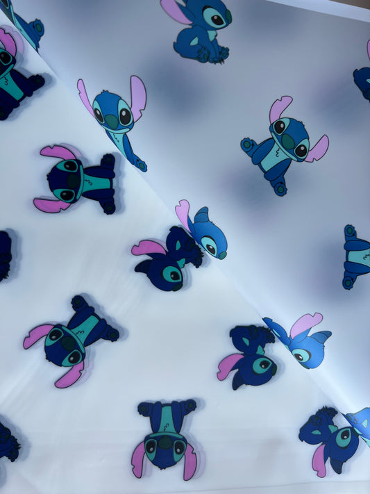 Stitch Floral Wrapping Paper