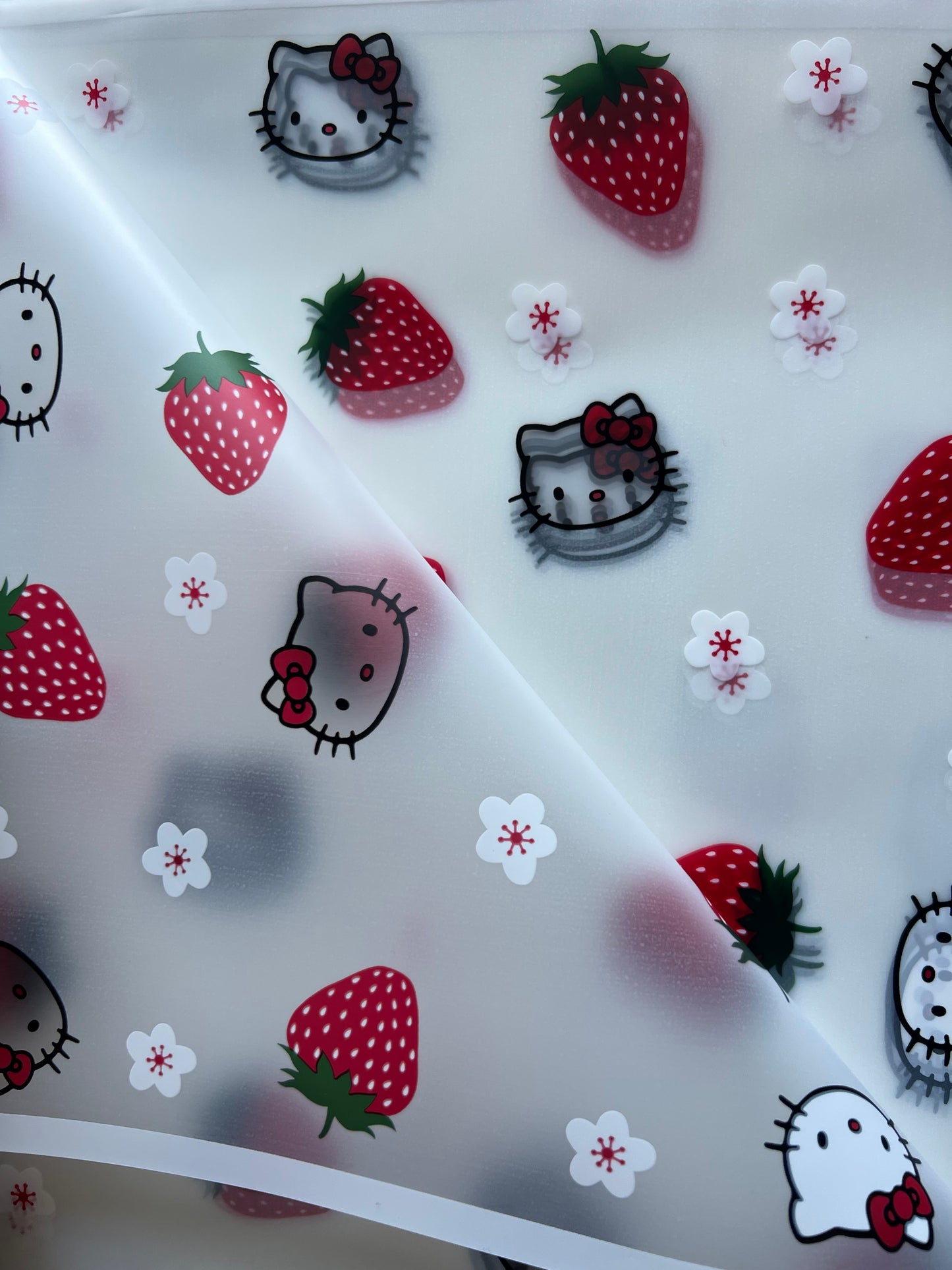 Hello Kitty Strawberry Floral Paper