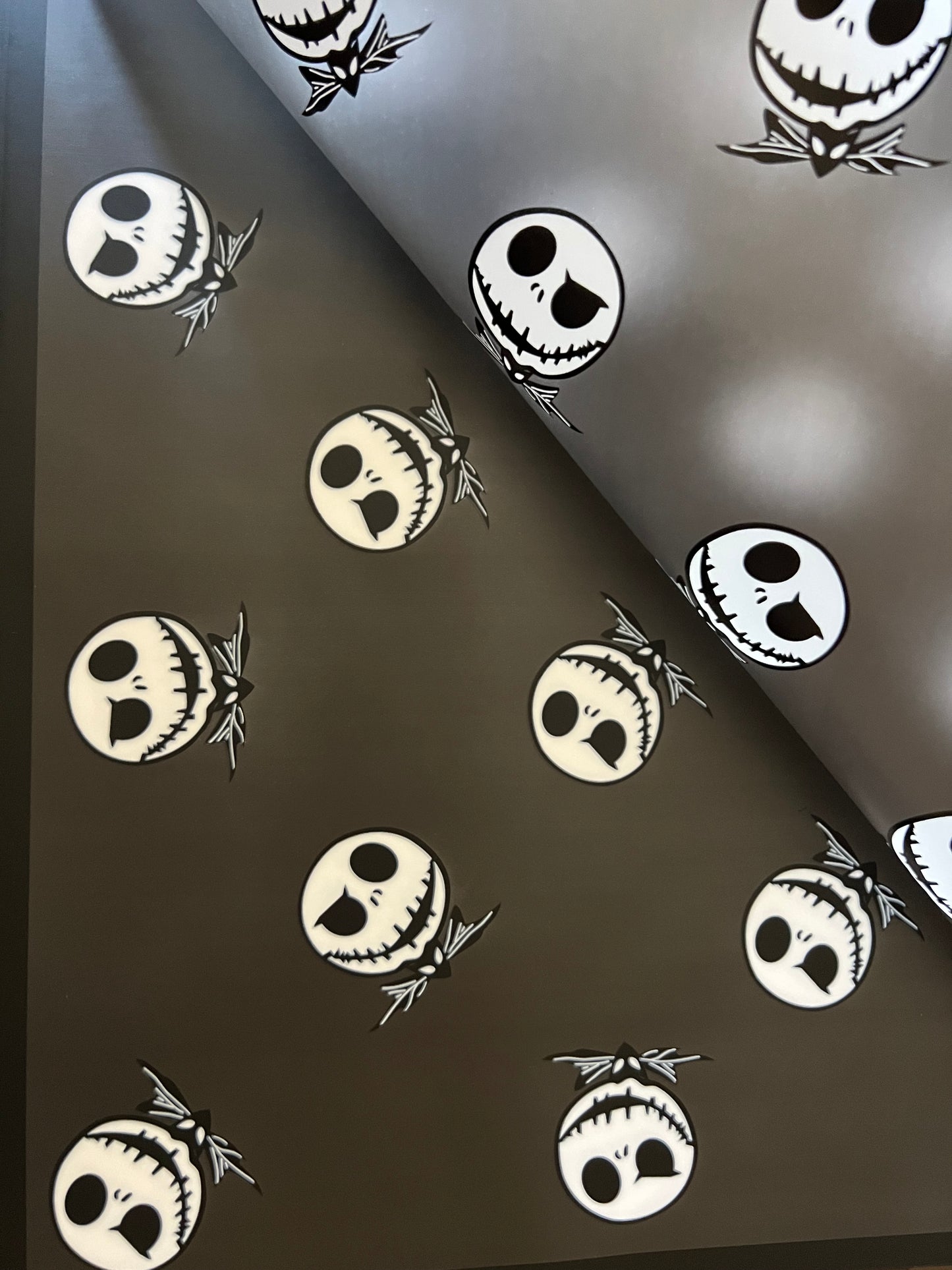 Jack Skellington Floral Wrapping Paper