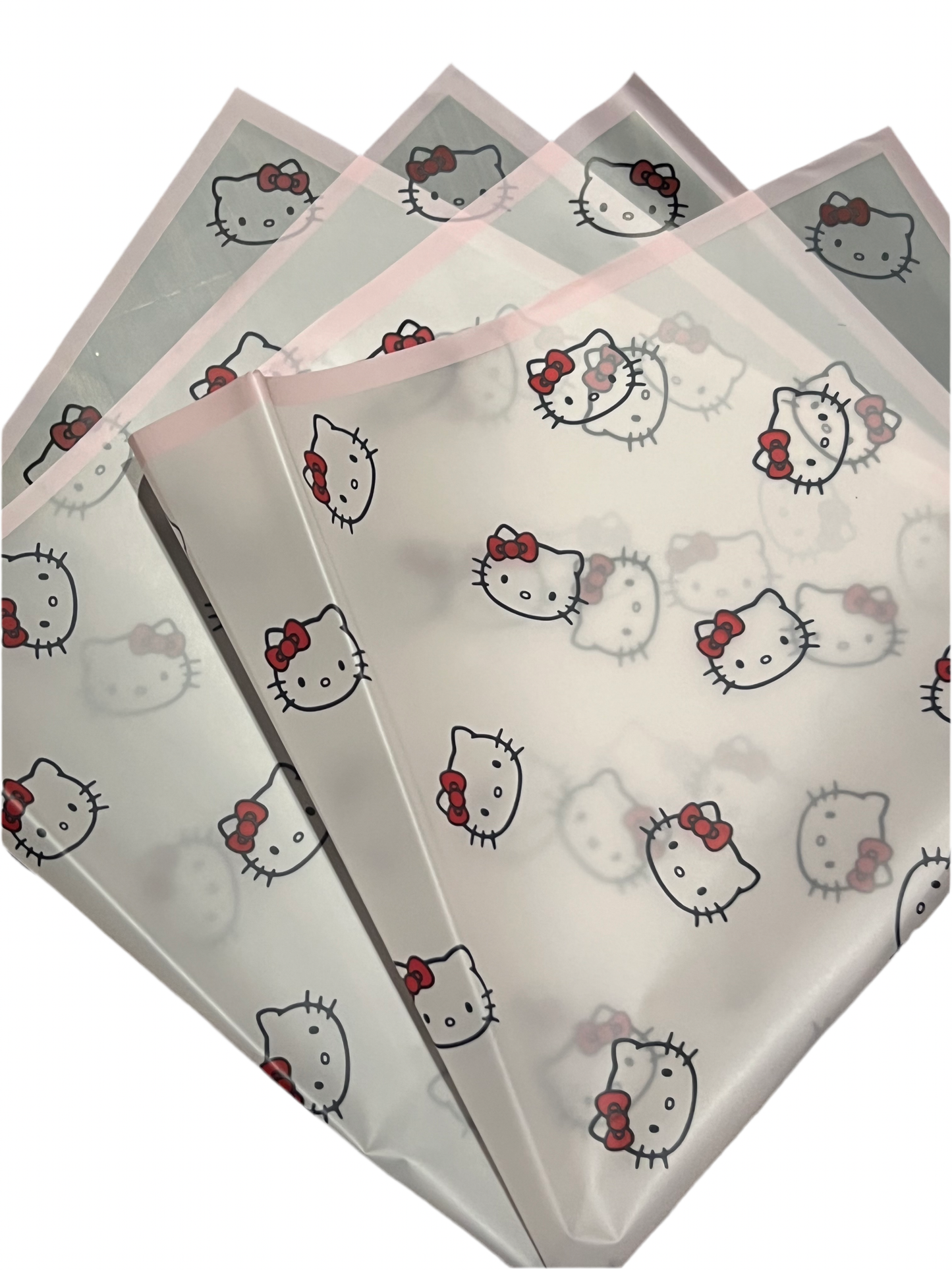 Hello Kitty Faces Floral Wrapping Paper