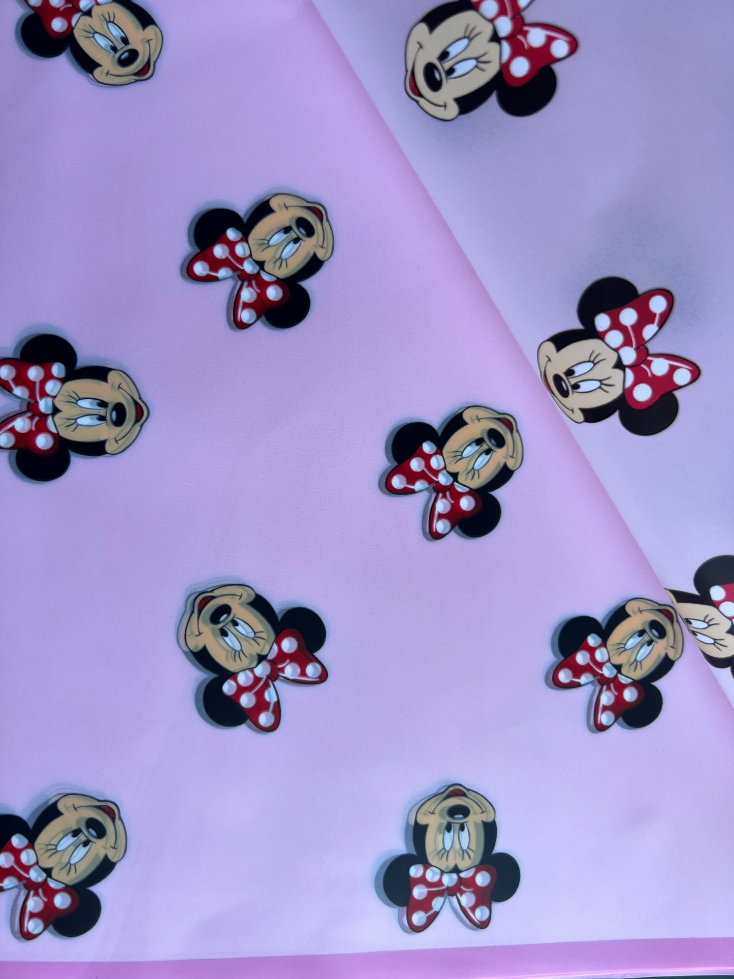 Minnie Mouse Floral Wrapping Paper