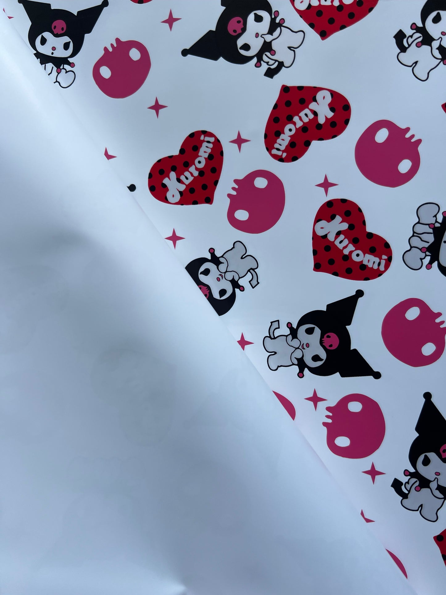 Kuromi Floral Wrapping Paper